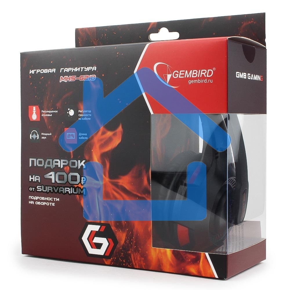 Гарнитура игровая Gembird MHS-G210, код 