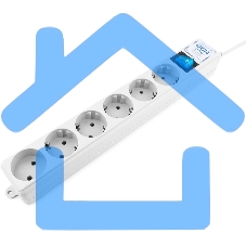 Фильтр-удлинитель PowerCube PRO (SPL(5+1)-16B-P-3M) 3.0 м, LC контур - подавление В/Ч помех, 16А/3,5кВт