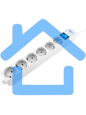 Фильтр-удлинитель PowerCube PRO (SPL(5+1)-16B-P-3M) 3.0 м, LC контур - подавление В/Ч помех, 16А/3,5кВт