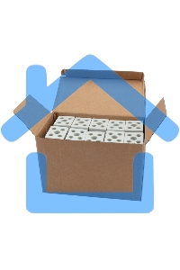 Клемма керамическая винтовая 12 мм² 2 пары контактов с крепежным отверстием (50 шт./уп.) Rexant