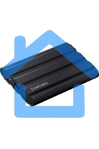 Внешний SSD Samsung T7 Shield, 1TB, USB 3.2 Gen 2 Type-C, R/W 1050/1000, черный