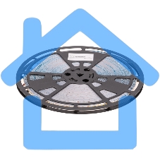 Лента светодиодная 12В, SMD2835, 14,4Вт/м, 120 LED/м, 4000K, 8мм, 50м, IP20 Rexant