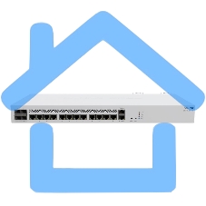 Маршрутизатор Mikrotik CCR2116-12G-4S+ Cloud Core Router 2116-12G-4S+ with Amazon Annapurna Labs Alpine v3 AL73400 CPU (16-cores, 2GHz per core), 16Gb RAM, 4xSFP+ cage, 13xGbit LAN, M.2 PCIe slot, RouterOS L6, 1U rackmount case, Dual PSU