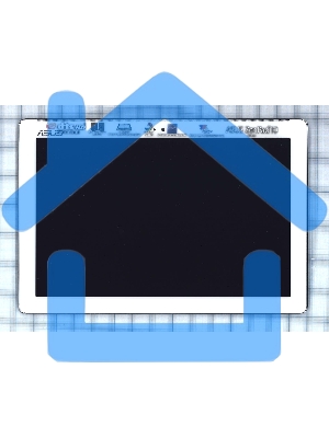 Модуль (матрица + тачскрин) для Asus Zenpad 10 (Z300CL) белый с рамкой