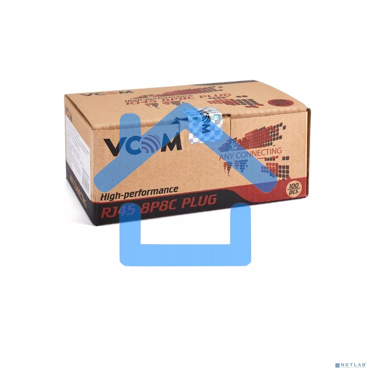 Коннекторы RJ-45 (8P8C) для UTP кабеля 6кат. ( упаковка 100 шт.)