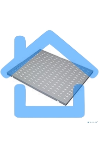 Аксессуар ЦМО Полка перфорированная грузоподъемностью 100 кг., глубина 750 мм (СВ-75У)