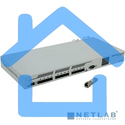 Маршрутизатор Mikrotik CCR1016-12S-1S+ Cloud Core Router 1016-12S-1S+ with Tilera Tile-Gx16 CPU (16-cores, 1.2Ghz per core), 2GB RAM, 12xSFP cages, 1xSFP+ cage, RouterOS L6, 1U rackmount case, Dual PSU, LCD panel