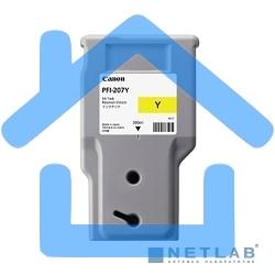 Картридж струйный Canon PFI-207 Y желтый для для iPF680/685/780/785 300ml (8792B001)