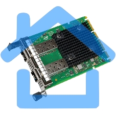 Сетевая карта Intel® Ethernet Network Adapter X710-DA2 for OCP 3.0, Dual SFP+ Ports, 10 Gbit/s, OCP 3.0 PCI-E x8 (v3), VMDq, PCI-SIG* SR-IOV Capable, iSCSI,NFS