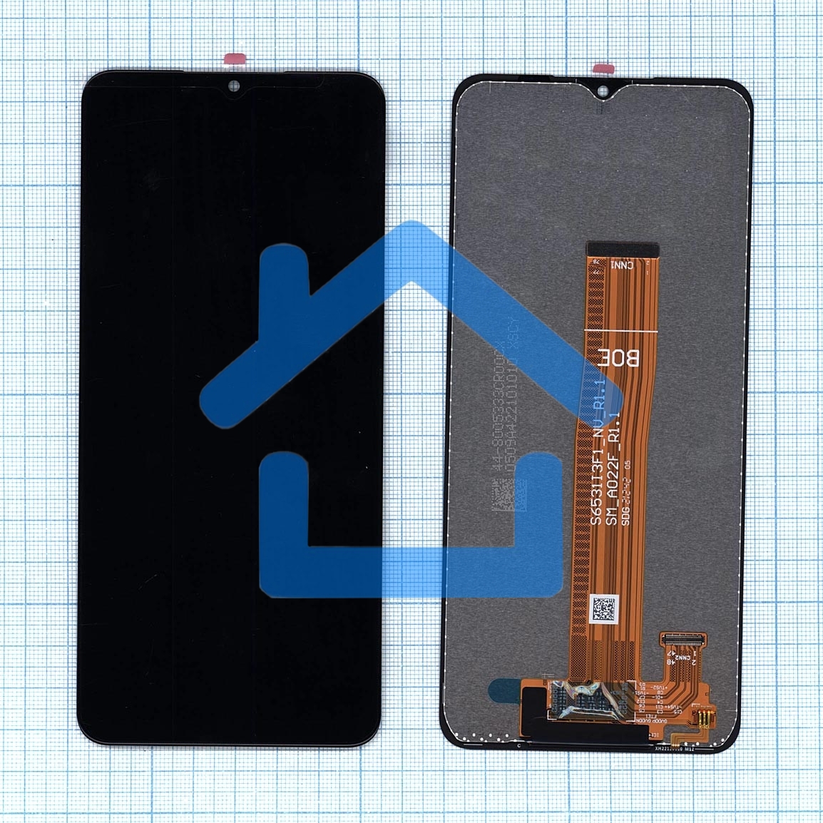 Дисплей (модуль) для Samsung Galaxy M12 SM-M127 в сборе с тачскрином (PLS) черный