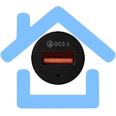 Зарядное устройство в прикуриватель Rexant USB, 5V, 2.4 A, черный