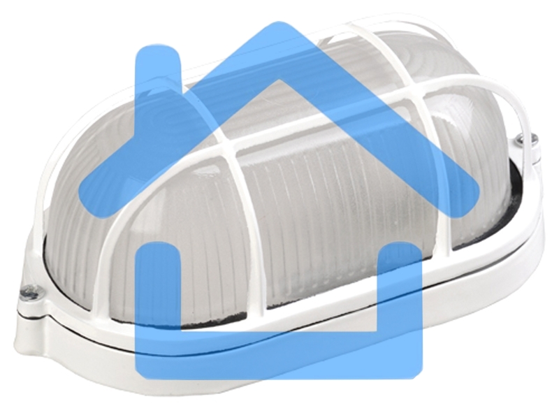 Светильник Iek LNPP0-1402-1-060-K01НПП1402 белый/овал с реш.60Вт IP54ИЭК