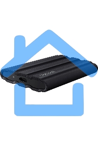 Внешний SSD Samsung T7 Shield, 1TB, USB 3.2 Gen 2 Type-C, R/W 1050/1000, черный