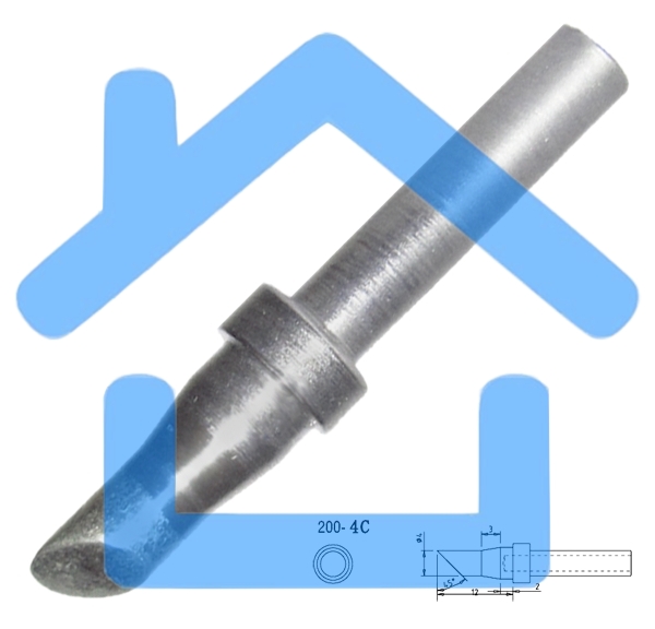 Жало для паяльника Quick QK200-T-4C