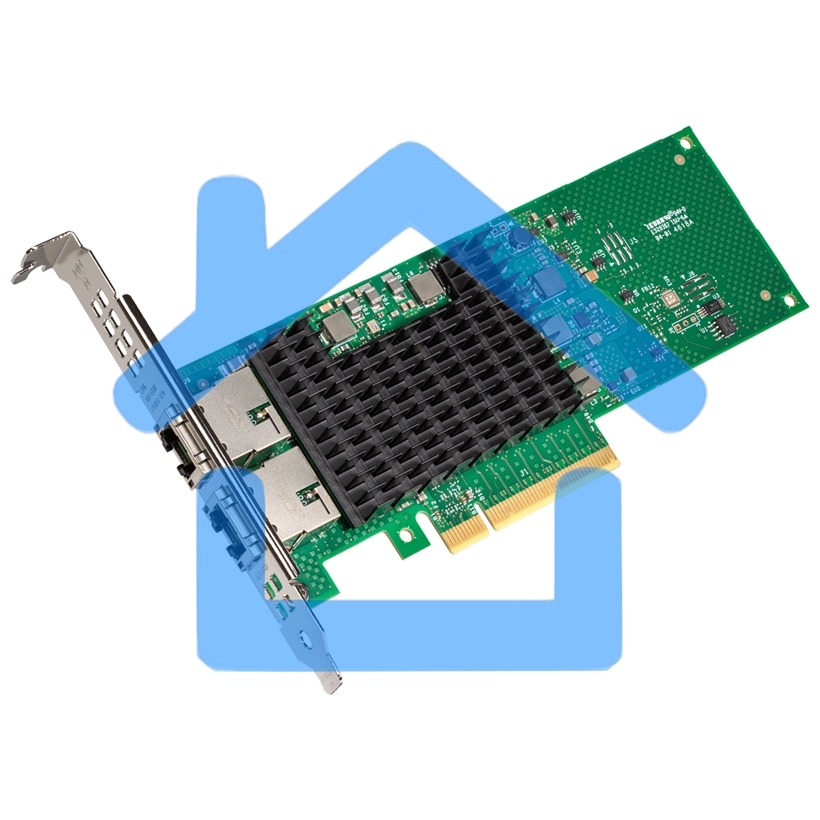 Сетевая карта Intel® Ethernet Network Adapter X710-T2L, Dual Ports RJ45, X710-AT2, 10GbE/5GbE/2.5GbE/1GbE/100Mb, PCIe v3.0 (8.0GT/s), QoS, VMDq, SR-IOV, iSCSI/NFS