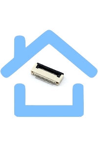 Разъем FPC Flip-Lock 0510-16RLGF 16 pin высота 1мм шаг 0,5мм