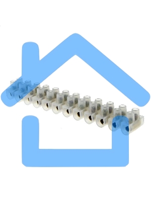 Колодка клеммная 6мм 6А EKF plc-KK-6-6