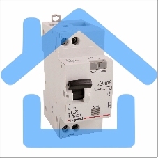 Выключатель автоматический дифференциального тока 1п (1P+N) C 20А 30мА тип AC 6кА RX3 Leg 419400