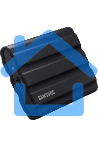 Внешний SSD Samsung T7 Shield, 1TB, USB 3.2 Gen 2 Type-C, R/W 1050/1000, черный