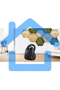 Пылесос Bosch BGBS2LB1 черный, 600 Вт, уборка сухая, пылесборник мешок, 3.5 л