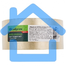 Клейкая лента СИБРТЕХ 88736, 50 мкм, 48 мм х 66 м, прозрачный