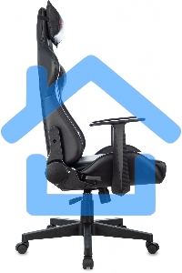 Кресло игровое Бюрократ Zombie Game Penta черный эко.кожа с подголов. крестов. пластик