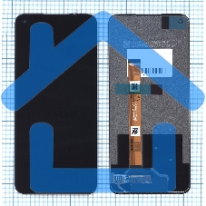 Дисплей (модуль) для OPPO A54 5G в сборе с тачскрином черный