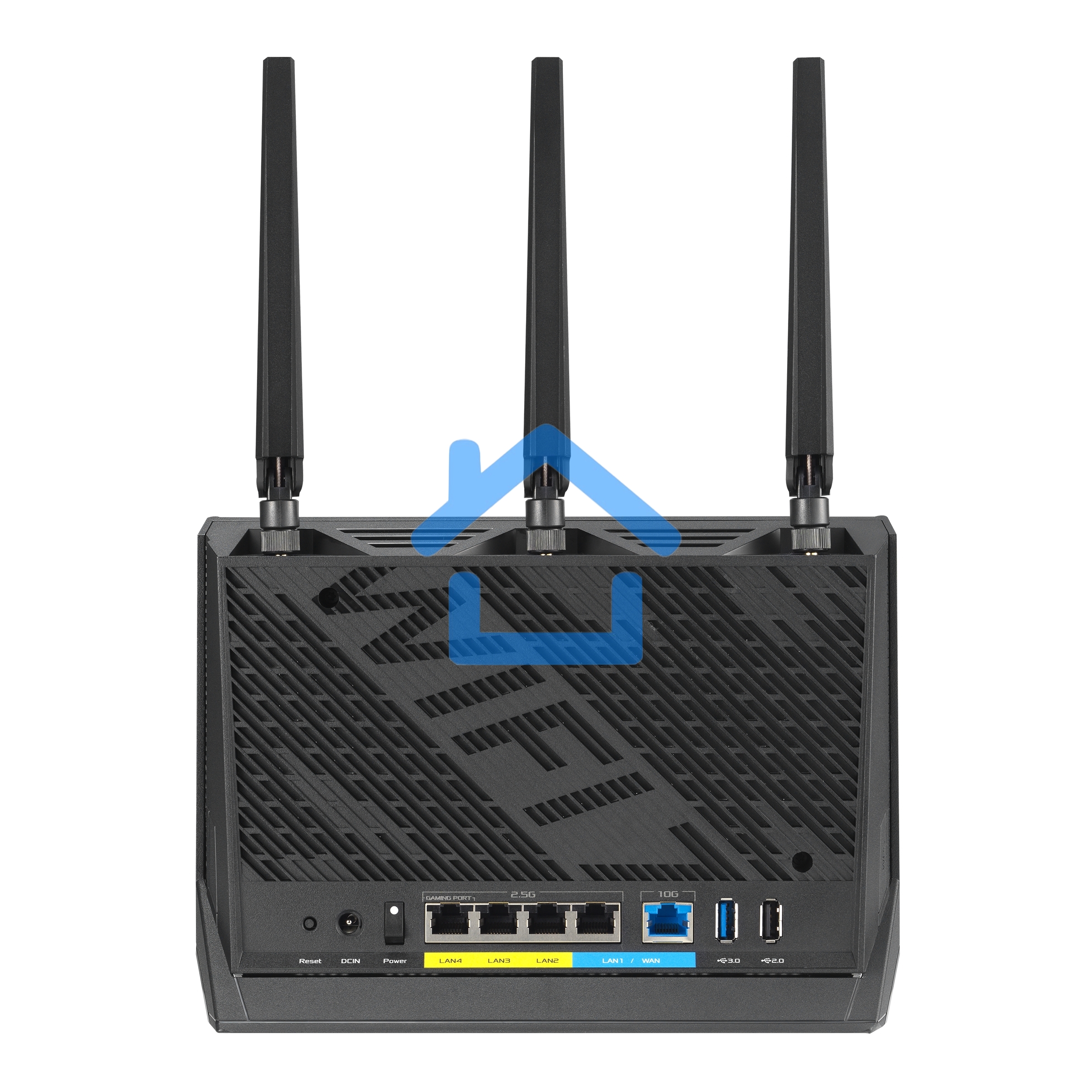 Маршрутизатор ASUS RT-BE86U, черный/красный, 90IG08W0-MO9A0V