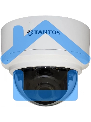 Уличная 2 мегапиксельная купольная антивандальная IP-камера Tantos TSi-Ve25VPA 2.8-12 мм