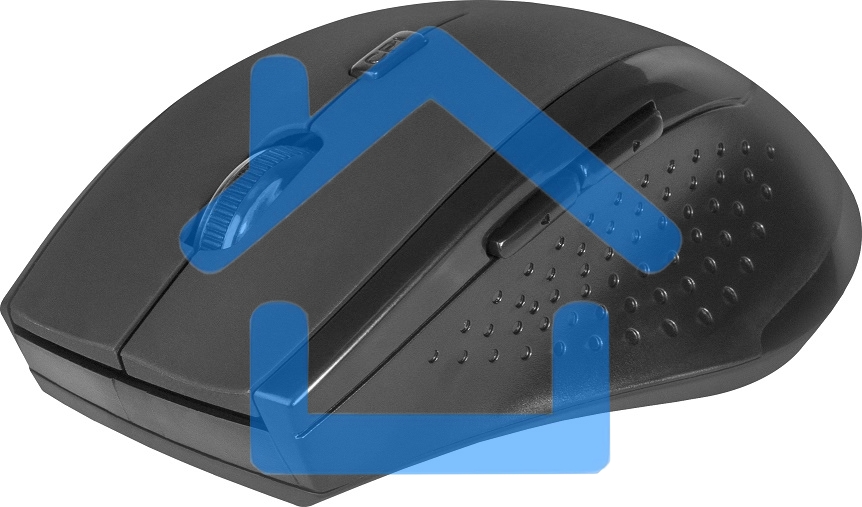 Мышь беспроводная Defender Accura MM-365 черный, 1600 dpi, радиоканал, USB, кнопки - 6