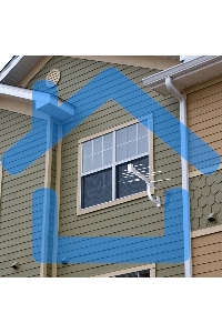 ТB антенна наружная для цифрового телевидения DVB-T2, RX-402 Rexant