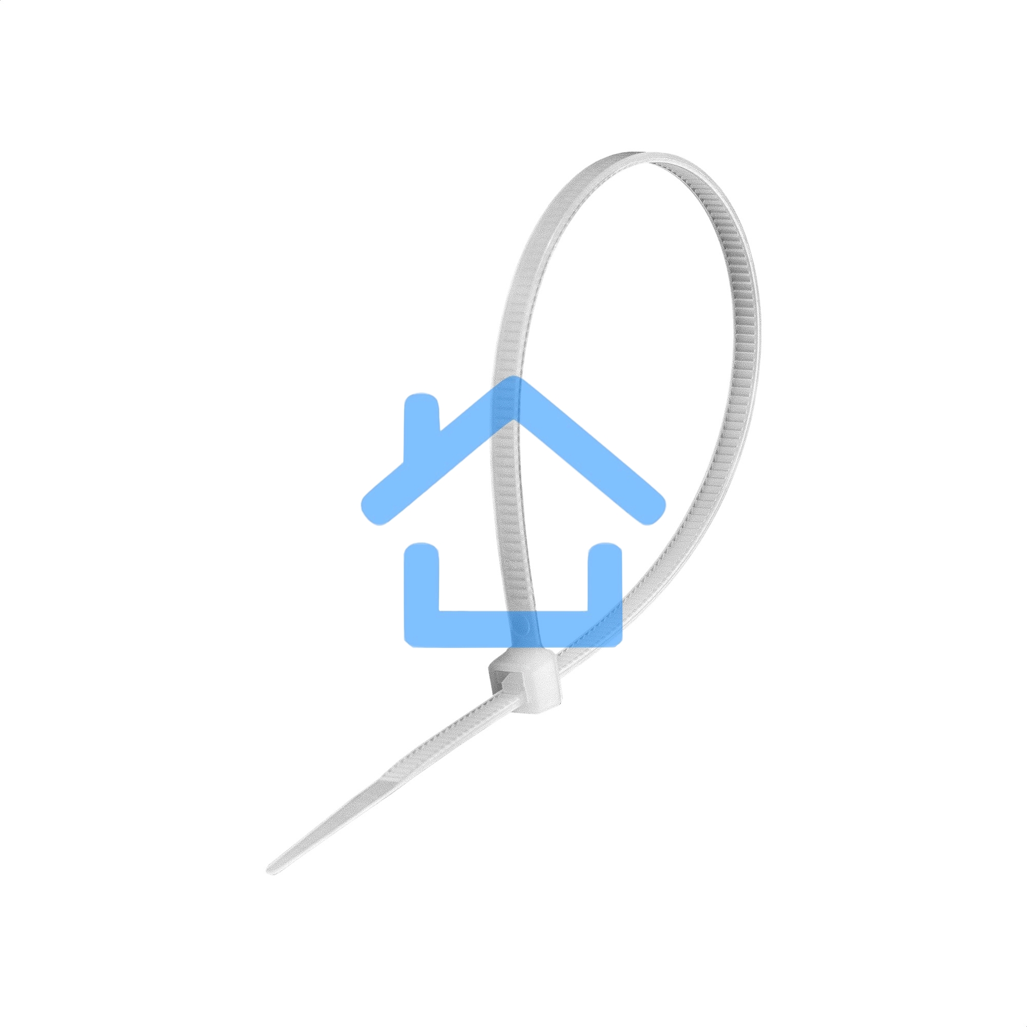 Стяжка (хомут) нейлоновая ExeGate EX293127RUS CV66-450x4.8W (нейлон 6.6, 450x4.8мм, неоткрывающаяся, halogen free, -40°C - +85°C, белая, 100 шт)