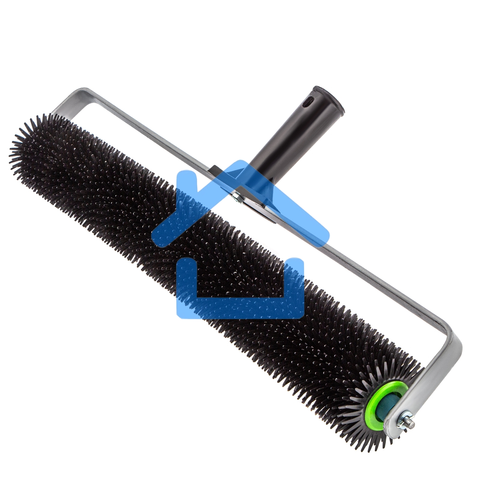 Валик игольчатый для наливных полов с рамой, острая игла, 500 мм Сибртех