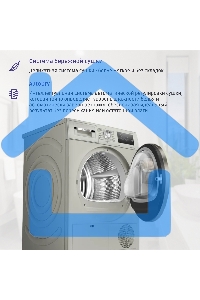 Сушильная машина Bosch WTN86202ME серый, 8 кг, сушка - конденсационная, программ - 13, 59.8 x 84.2 x 61.3 см