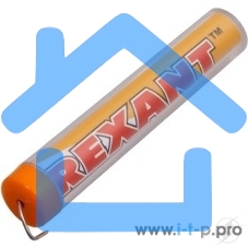 Припой с канифолью Rexant (09-3101) 10 гр.d=1.0 мм (Sn60 Pb40 Flux 2.2%)