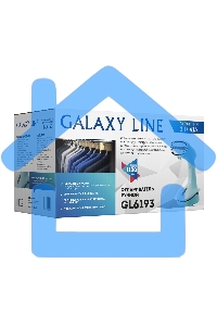 Отпариватель Galaxy Line GL 6193, голубой, ручной, 1100 Вт, постоянная подача пара до 25 г/мин