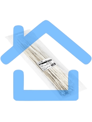 Стяжка (хомут) нейлоновая ExeGate EX293127RUS CV66-450x4.8W (нейлон 6.6, 450x4.8мм, неоткрывающаяся, halogen free, -40°C - +85°C, белая, 100 шт)