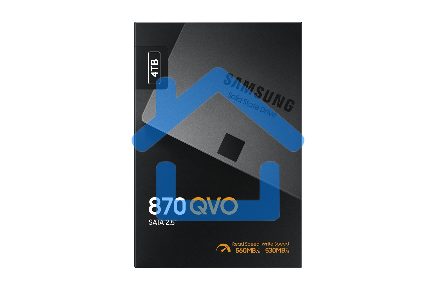 Накопитель SSD Samsung 4TB 870 QVO, V-NAND, 2.5