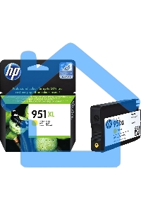 Картридж струйный HP 951XL CN048AE желтый для HP OJ Pro 8100/8600 (1500стр.)