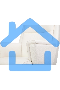 Кресло руководителя Бюрократ _DUKE белый, кожа, крестовина металл/дерево