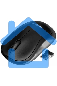 Мышь беспроводная Logitech B220 Silent черный, 1000 dpi, радиоканал, USB, кнопки - 3