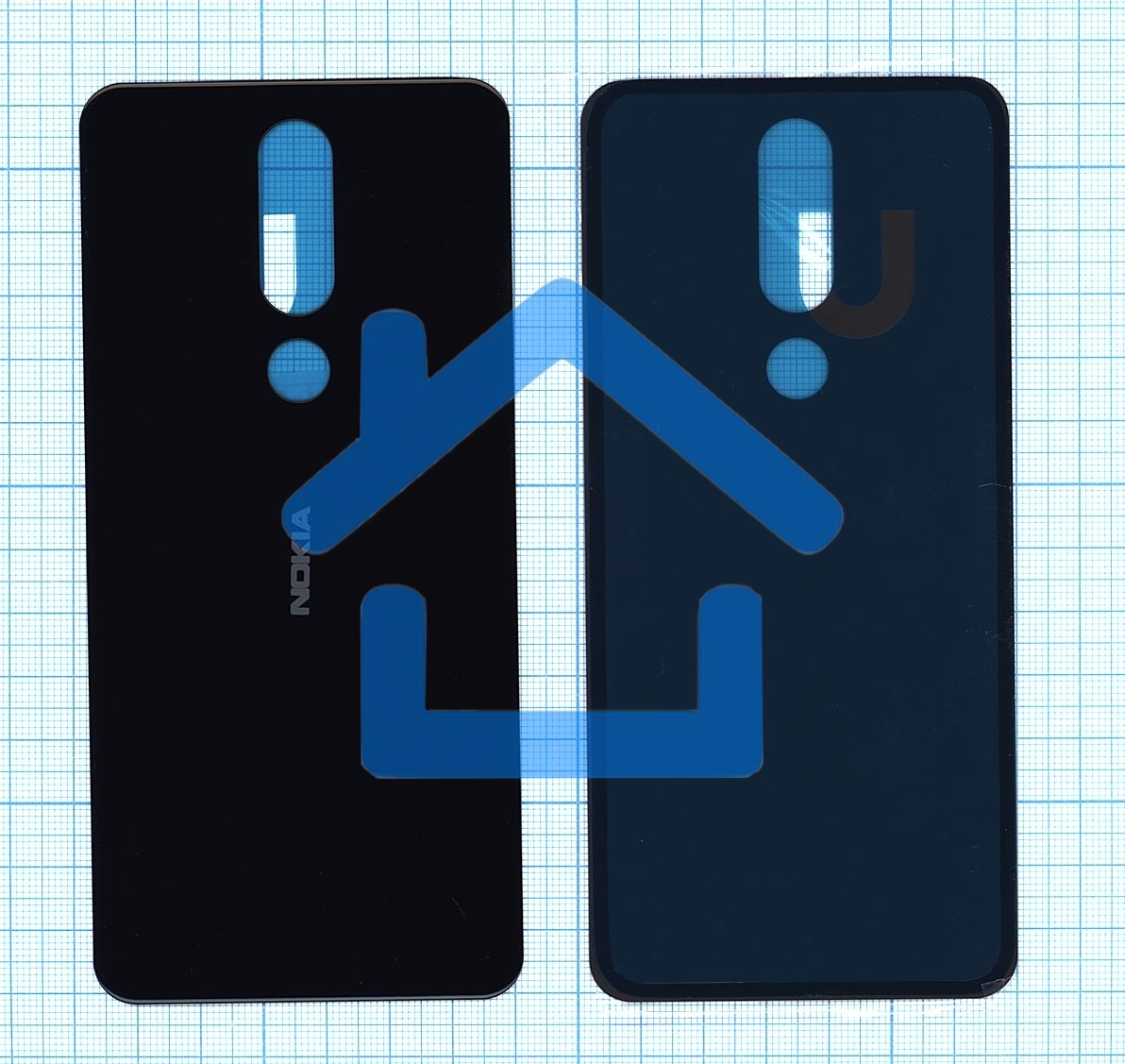 Задняя крышка для Nokia X5 черный