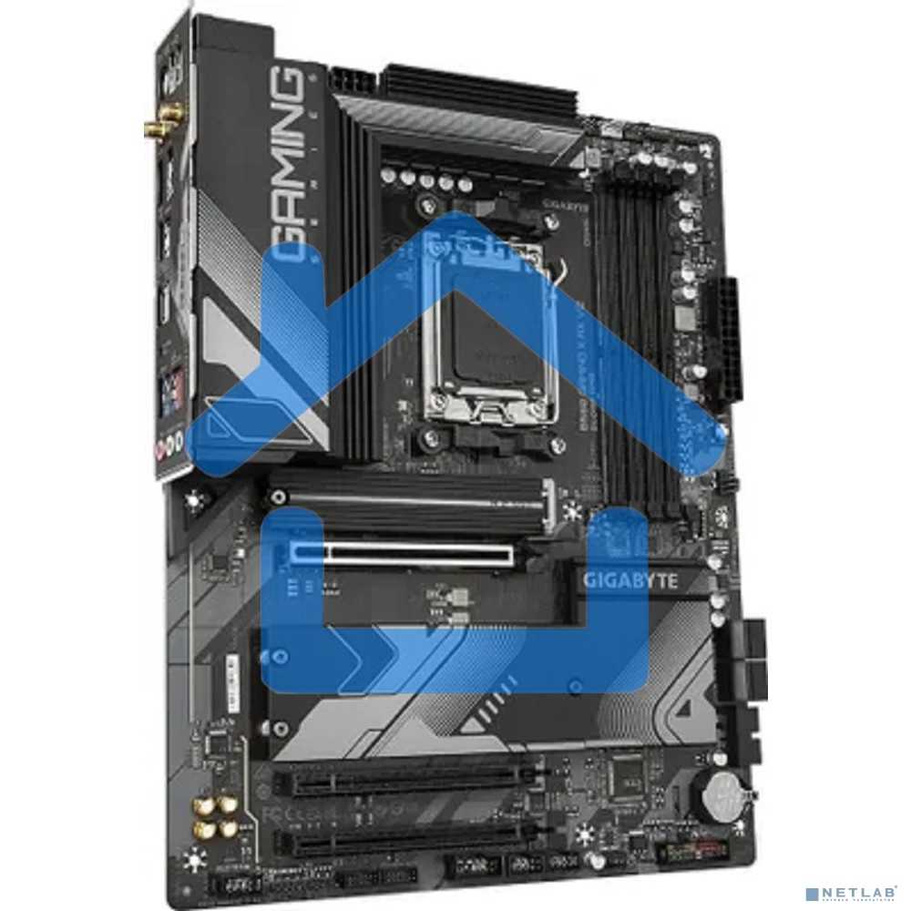 Материнская плата Gigabyte B650 GAMING X AX V2, AM5, AMD B650, 4xDDR5, 4xSATA, 3xM.2, 1xPCI-E 4.0 x16, 2xPCI-E 3.0 x1, 1xUSB-A 3.2 Gen 2, 3xUSB-A 3.2 Gen 1, 1xUSB-C 3.2 Gen 2, 1x 2.5Gb LAN, 3x3.5 мм, 7.1, ATX