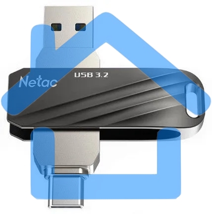 Флешка USB R/W Netac US11 32Gb USB3.0+TypeC Dual Flash Drive