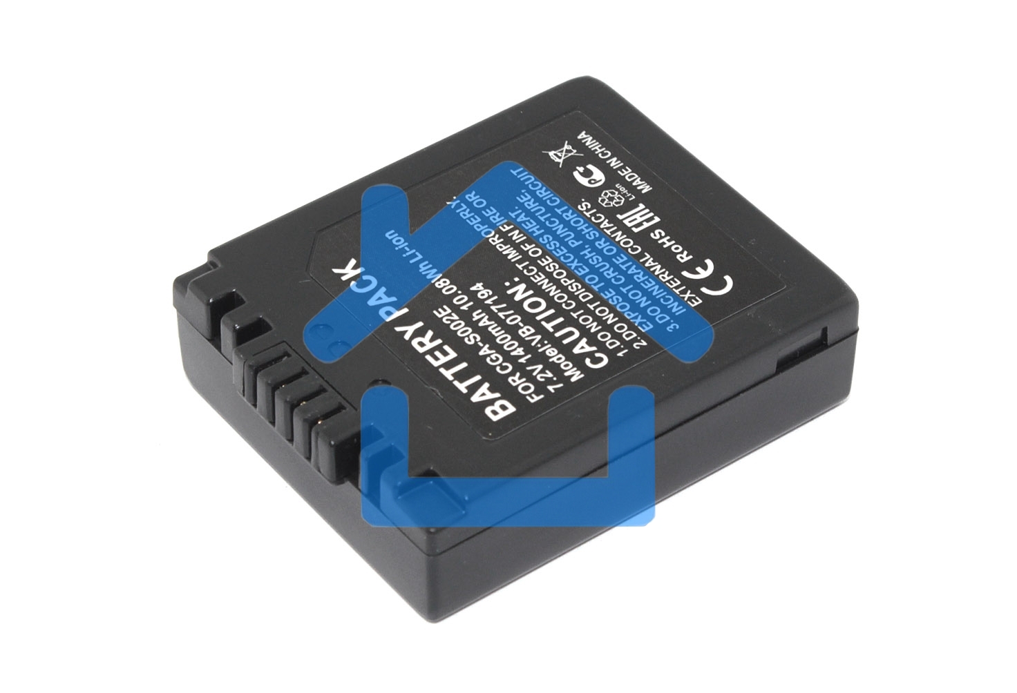 Аккумуляторная батарея для фотоаппарата Panasonic Lumix DMC-FZ1 (CGA-S002E) 7.2V 1400mAh