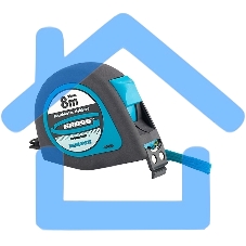 Рулетка GROSS 31104''ergonomisch'' 8м x 25мм магнитный обрезиненный зацеп