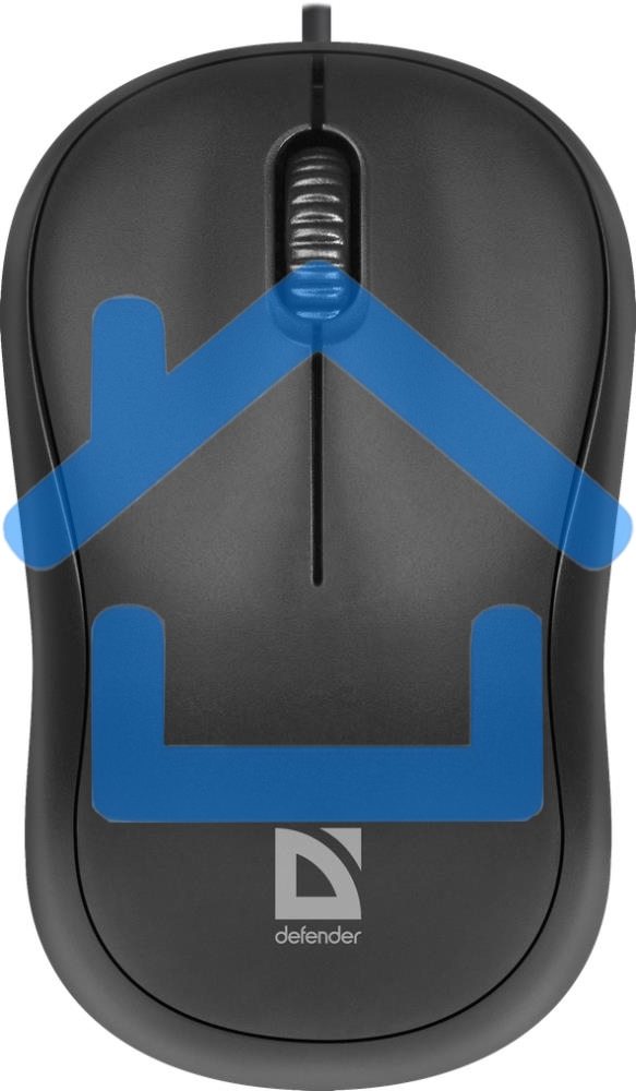 Мышь проводная Defender Patch MS-759 черный, 1000 dpi, USB, кнопки - 3
