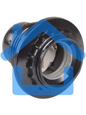 Патрон электрич. E27 Пкб27-04-К11 с кольцом карболит. черный (инд. упак.) ИЭК EPK11-04-02-K01