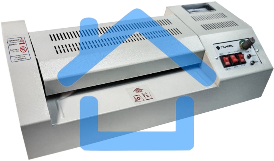 Ламинатор ГЕЛЕОС ЛМ A4 Про, А4, 2х250 (пленка 60-250мкм), 620 мм/мин, 4 вала, реверс, металл. корпус, мах толщина 2мм