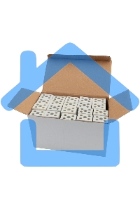 Клемма керамическая винтовая 10 мм² 2 пары контактов с крепежным отверстием (100 шт./уп.) Rexant